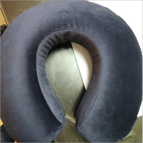 Travels Memory Pillow - Soft Fabric, All Sizes Available, Matte Black Color | Lightweight, Smooth Texture, Customized Packaging