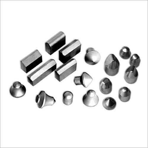 Mining Button Bit - Wc+co Material, Grey Color | High Wear Resistance, Polished Surface Treatment