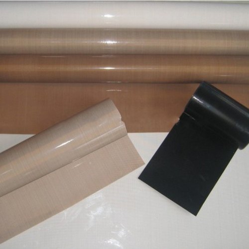 PTFE Coated Fiberglass Fabrics - 120 GSM, 1000 mm Width, White/Brown/Black, 60% PTFE Content | Nonstick, UV Resistant, Ideal for Food Processing