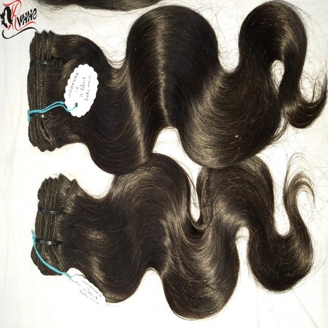 Natural Top Quality Indian Virgin Hair Body Wave Hair Extensions