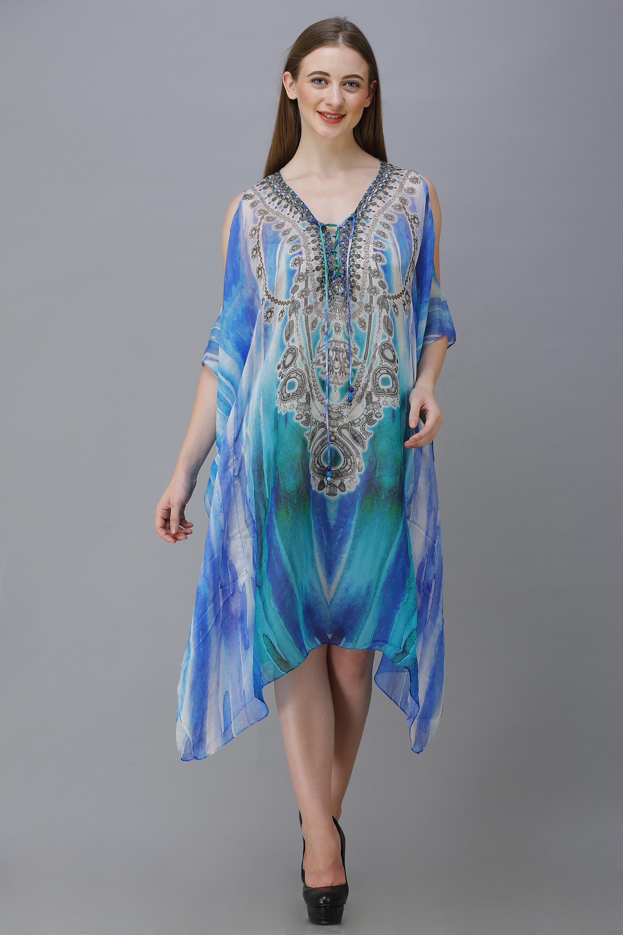 Multi Short Kaftan