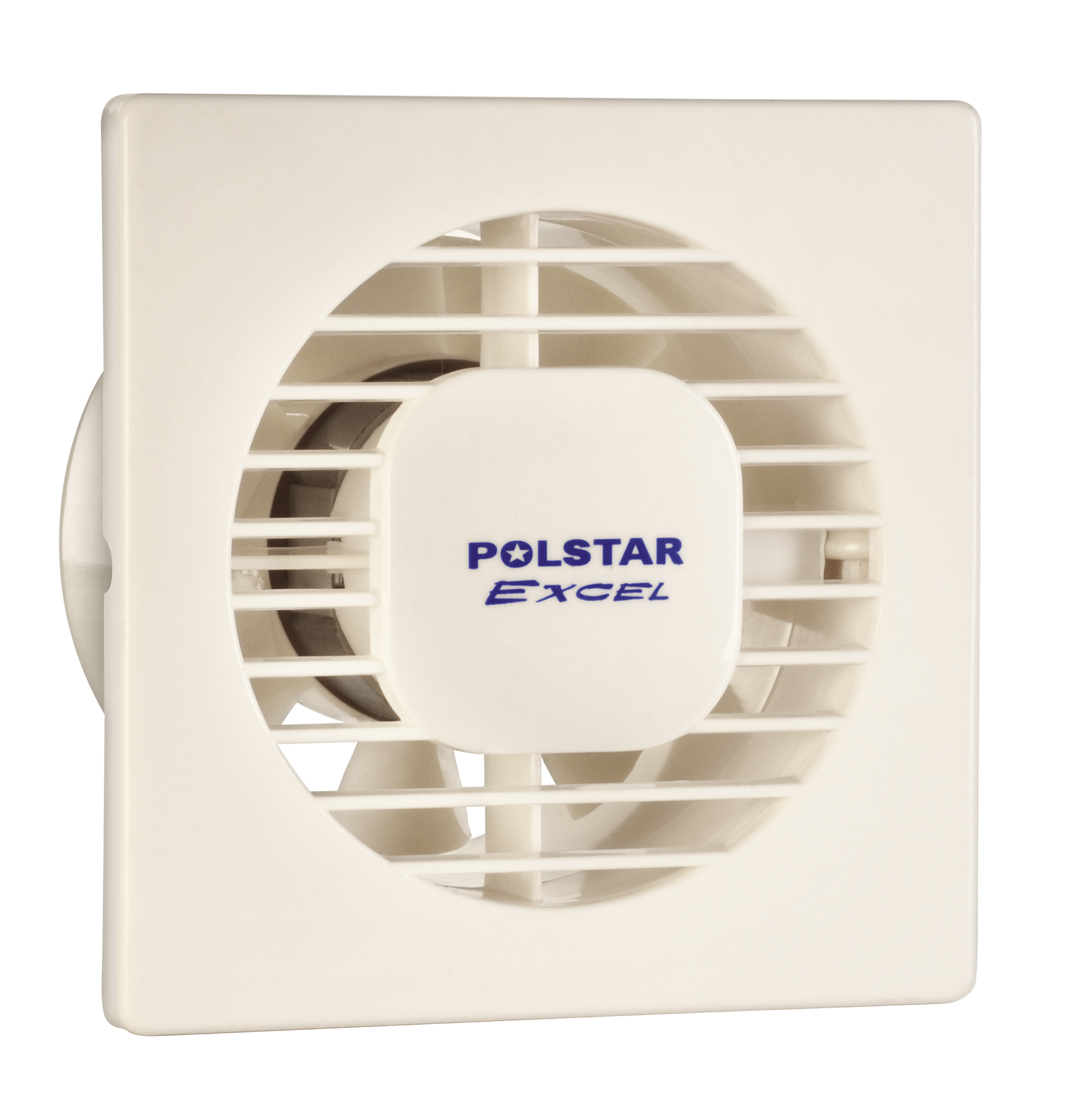 Exhaust Fan - Plastic Material, 7-blade Design, Ivory And Black Color | 1900 Rpm Speed, 210-230v Ac, 2-year Warranty