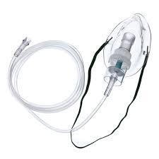 Nebulizer Mask - Pharmaceutical Quality Pvc, Adult & Child Sizes , Transparent Color, Adjustable Elastic Band, Manual Operation, Portable Design