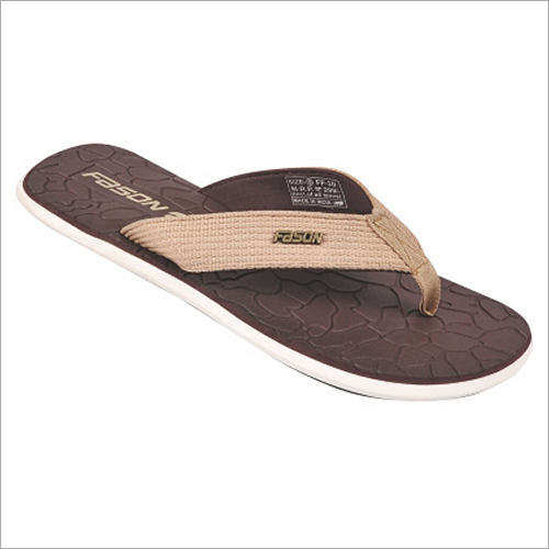 पुरुषों के भूरे और बेज रंग के फैंसी स्लिपर में म्यूटिकलर 7X10 इंच में उपलब्ध