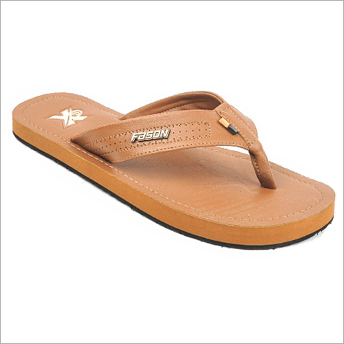 मल्टीकलर 7X10 इंच पुरुषों के भूरे फैंसी स्लिपर में उपलब्ध