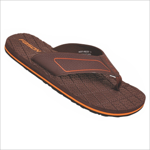 Available In Muticolour 6X9 Inch Mens Brown And Orange Regular Slippers