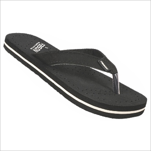 Available In Muticolour 6X9 Inch Mens Black Plain And Soft Slippers