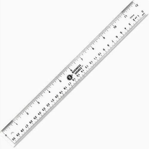 Liner Scale - Plastic, 30 Cm Length | Application: Laboratory, Industrial, For Measuring Real World Size Accurately