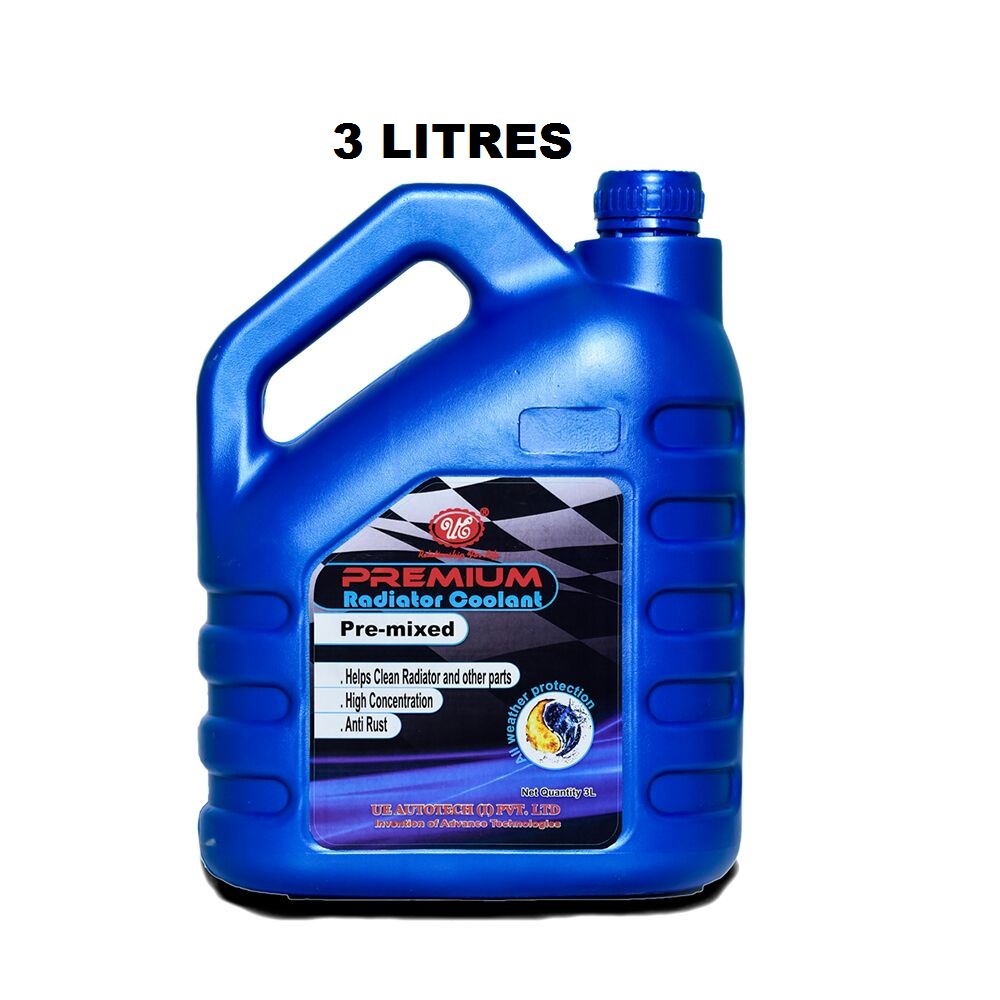 Radiator Coolant Red - Phosphate-enhanced Organic Acid, 5 Litres | Anti-rust, Eco-friendly, High Performance For All Motorcycles