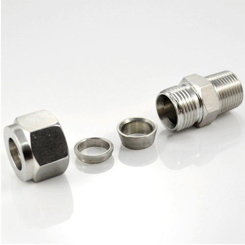 Ferrule Fittings - Stainless Steel, 1/16 OD to 2 OD Sizes | Up to 6000PSI Pressure Ratings, Male & Female NPT/BSPP/BSPT End Connections, Ideal for Control Systems in Petroleum & Chemical Industries