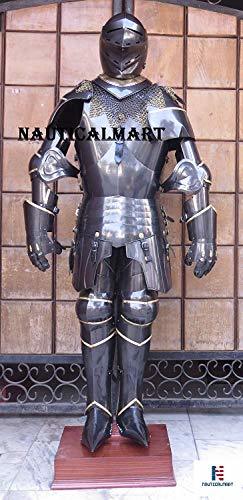 B07BF661ZH NauticalMart Medieval Knight Jousting Full Suit of Armor LARP Armour Costume