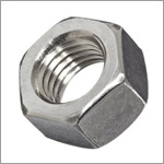 SS Hex Nuts - M6 Size, 10mm Length | Stainless Steel, Metric Thread, Dimensions 10mm x 10mm x 6mm, 10g Weight