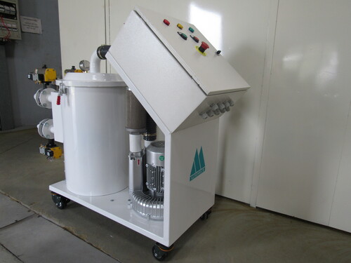 प्लास्टिक उद्योग के लिए वायवीय कन्वेयर भार क्षमता: 2-10 टन