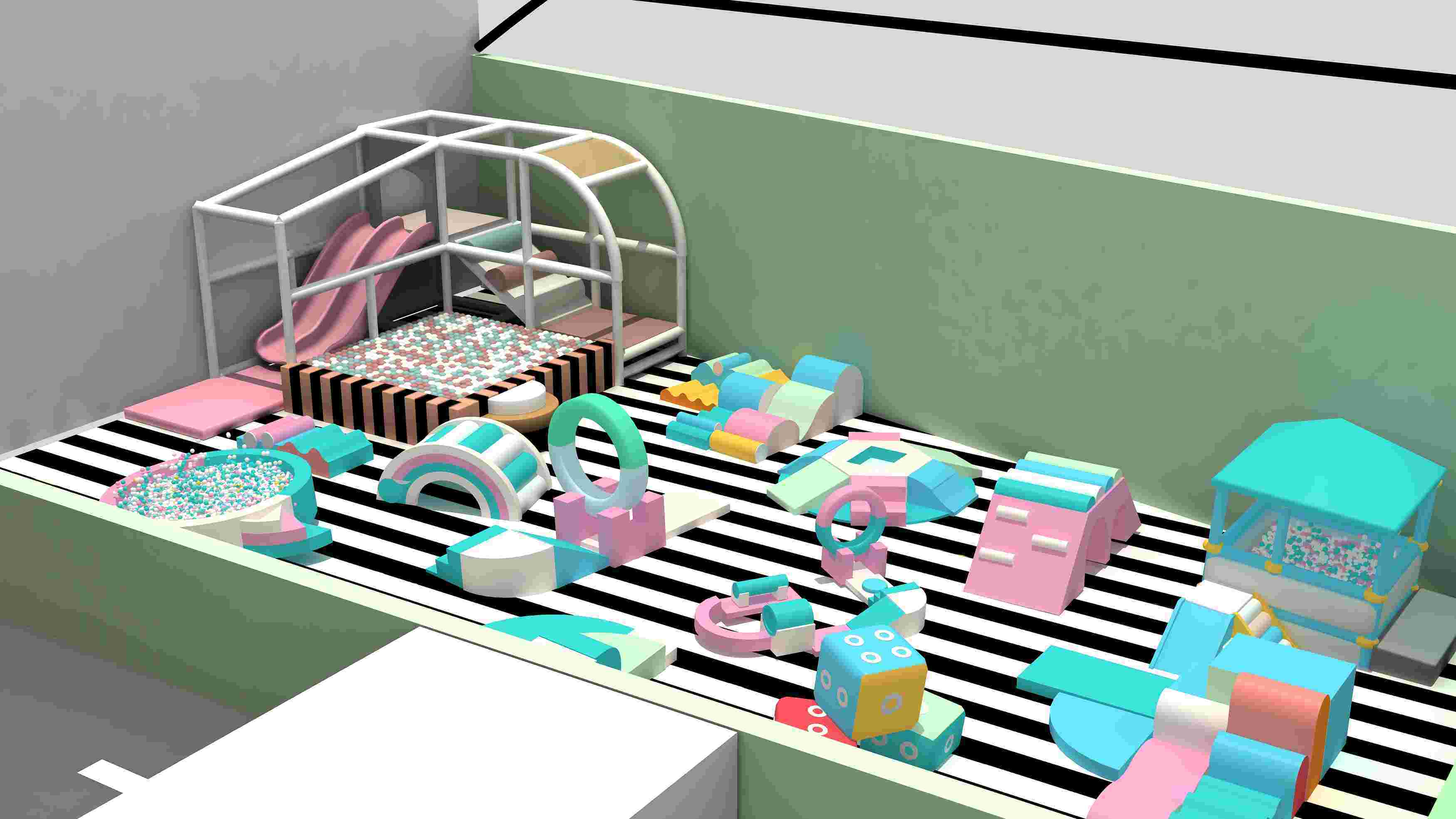 Kids Indoor Playground Area Required: In The Light Of Actual Conditions Square Meter (M2)