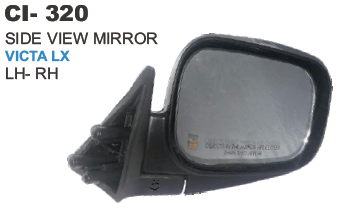 Side View Mirror Victa Lx Tata L/r - 4 Wheeler Compatibility | Warranty Included, Durable Design For Side Safety And Visibility