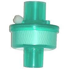 Hme & Bv Filter - Fiber Filter Material, 45 Ml Compressible Volume, Green & White Color Code | Application: Hospital, Icu, Ot, Humidification: 31.4 Mg/l Air