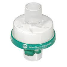 Hme & Bv Filter - Fiber Filter Material, 45 Ml Compressible Volume, Green & White Color Code | Application: Hospital, Icu, Ot, Humidification: 31.4 Mg/l Air