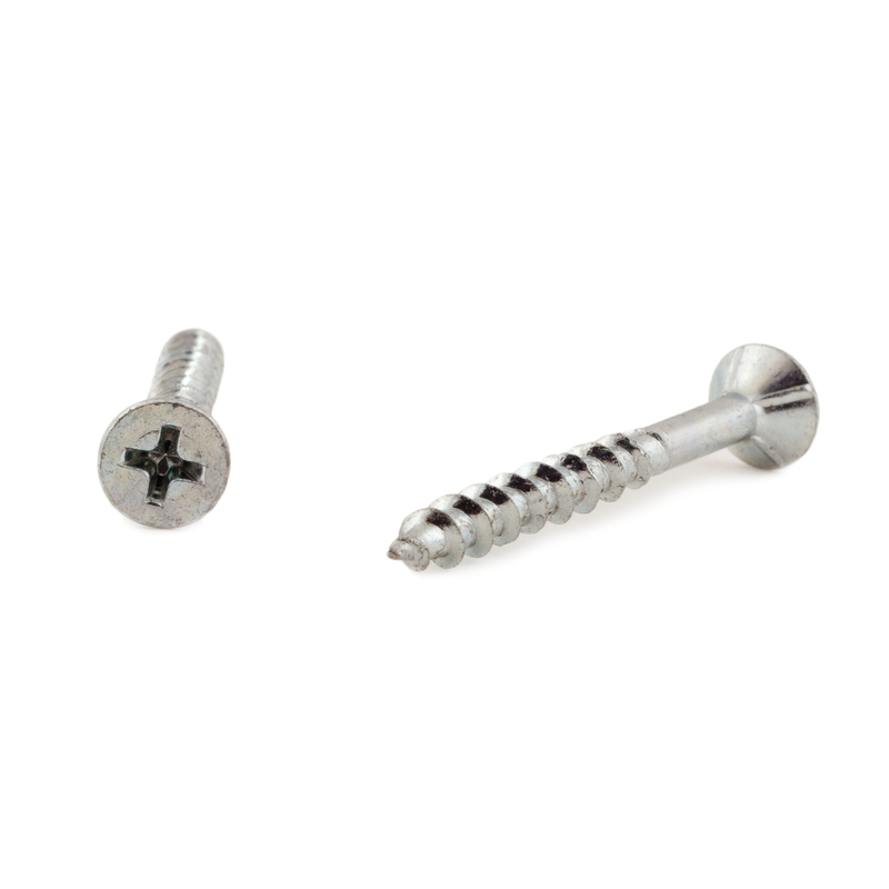 Chipboard Wood Screws - Carbon Steel, Available In All Sizes, Yellow Zinc Plated Finish | Versatile Fastening Solution For Industrial Use