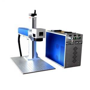 Portable Type Fiber Marking Machine - 10W/20W/30W/50W/100W | High Precision, Fast Marking Speed, Deep Marking on Various Materials