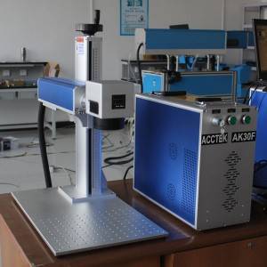 Portable Type Fiber Marking Machine - 10w/20w/30w/50w/100w | High Precision, Fast Marking Speed, Deep Marking On Various Materials