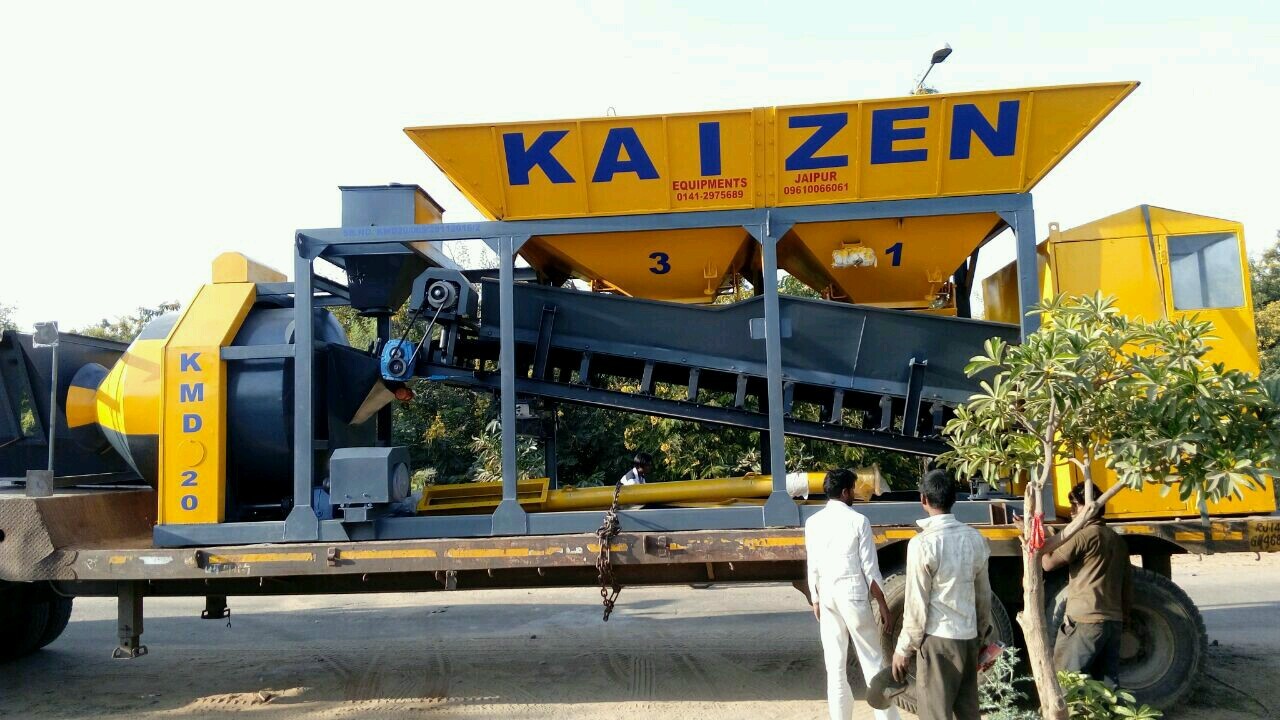 Customized Mobile Concrete Batching Plant