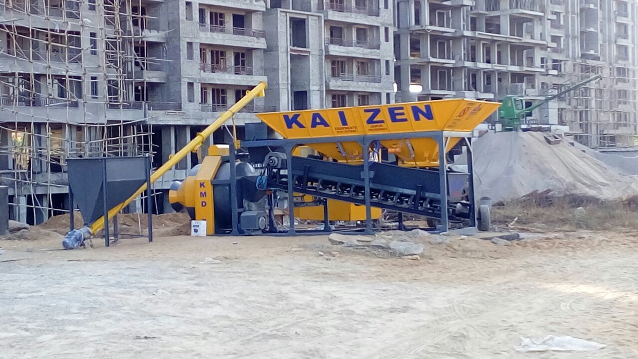 Customized Mobile Concrete Batching Plant