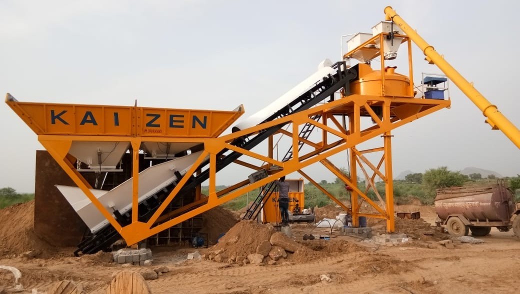 Customized Twin Shaft Concrete Batching Plant