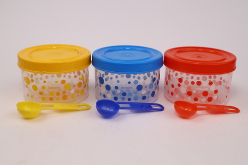 Micro 22 (3 Pcs Set) Plastic Polypropylene Container