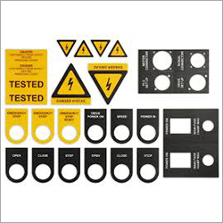 Any Customize Shape Aluminium Machine Label
