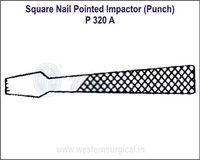 स्क्वायर नेल पॉइंटेड इम्पैक्टर (पंच)