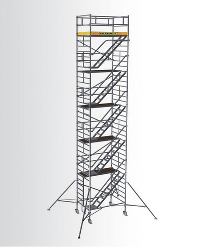 Aluminium Stairway Mobile Scaffolding - Aluminum, Lightweight Design, Versatile Ladders for Enhanced Stability and Safety