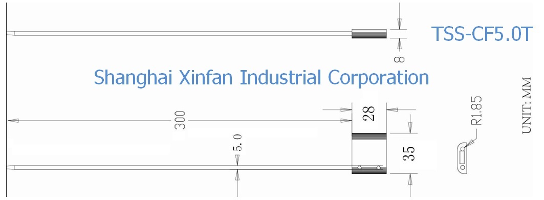 Iso17712 High Security Cable Seal Container Lock 5.0mm High Quality Security Seal New Tss-cf5.0t