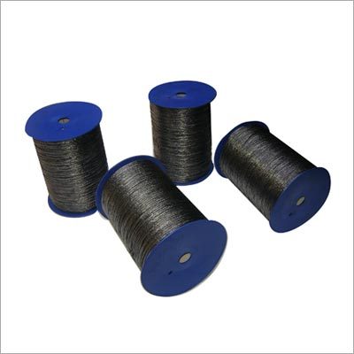 Grey Flexible Graphite Yarn