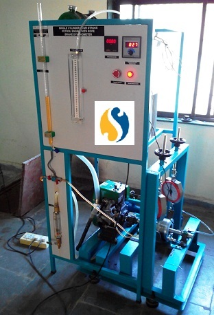 Single Cylinder Two Stroke Petrol Engine Test Rig With Rope Brake Dynamometer Machine Weight: 150 Kilograms (Kg)