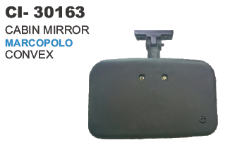 Cabin Mirror Marcopolo - Convex Design, 4 Wheeler Compatibility | Warranty Included, Enhanced Visibility