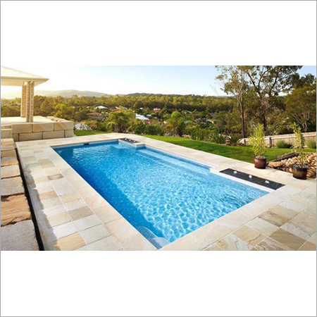 ब्लू फाइबरग्लास पूल