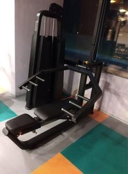 Chest Press Machine - Durable Steel Frame, Adjustable Weight Resistance | Enhanced Ergonomics, Compact Design