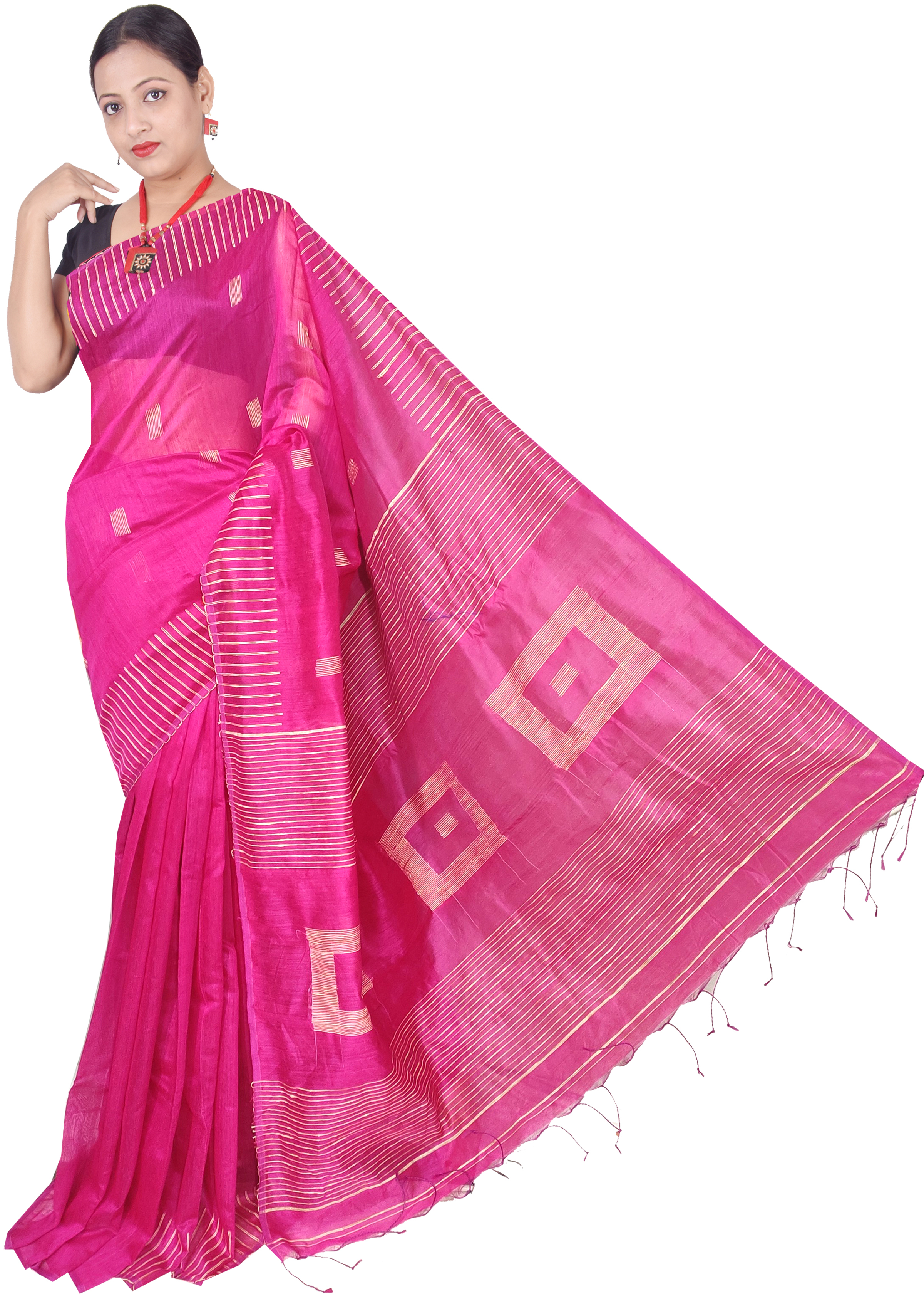 Cotton Silk Box Handloom
