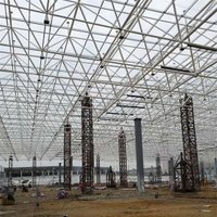 फ्लैट स्टील स्ट्रक्चर ग्रिड फ्रेम