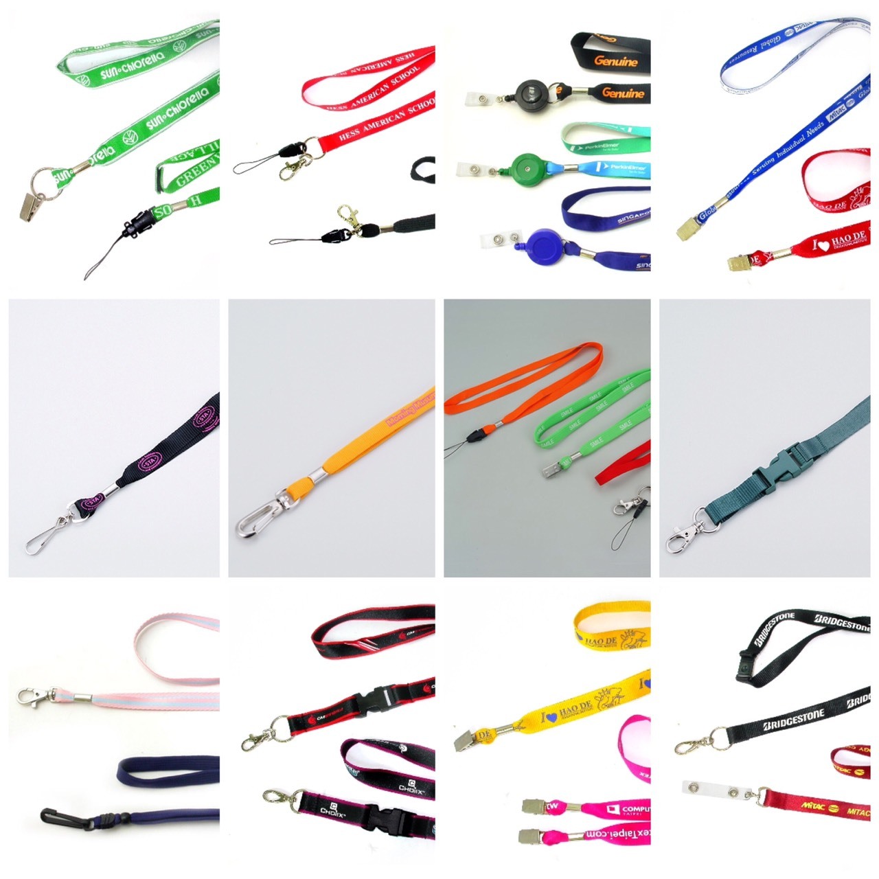 Multicolor Lanyard - Oem Material, Oem Length , Printed Pattern, Custom Width, Versatile Ribbons