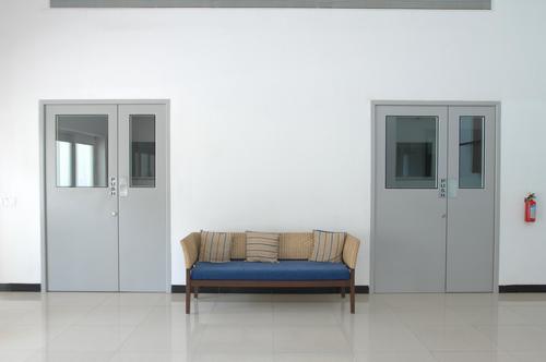 Flush Door - Engineered Wood, Standard Dimensions, Matte White | Solid Core, Right Side Lock Handle, High-Density Block-Board Insulation