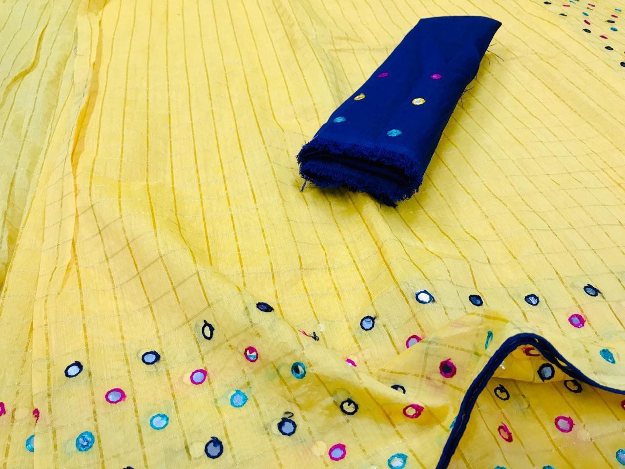 Indian Chex Aari Saree