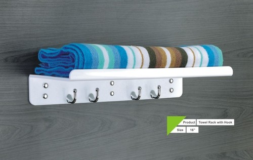 Acrylic Towel Rack With Hook