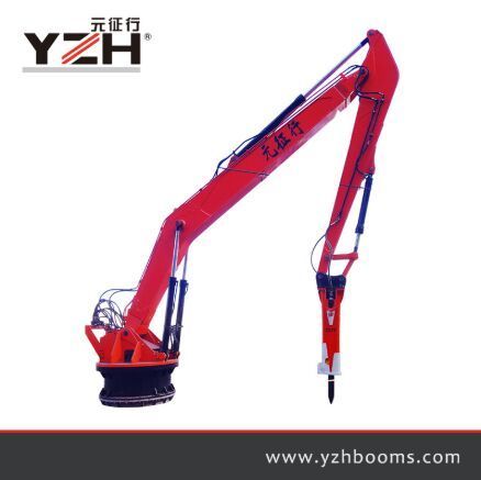 Red Pedestal Rock Breaker Booms System Xl1400r