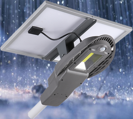 Mild Steel & Aluminium Die-casting 9~40 Watts Dusk To Dawn Solar Street Lights For Remote Location
