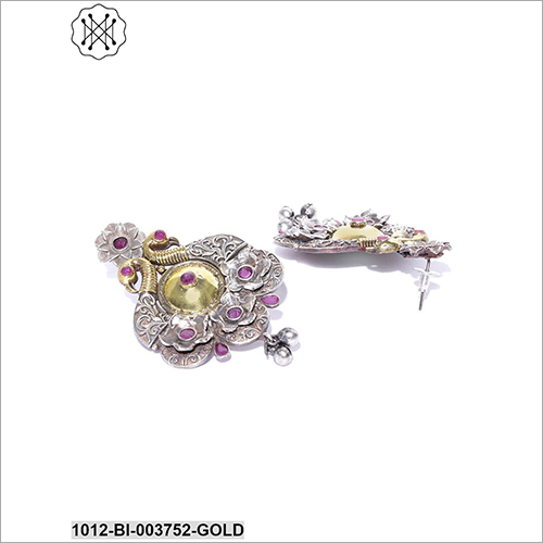 Ladies Designer Silver Earring - Metal & Stones | Jewelry For Women, Perfect For Anniversary, Engagement & Thoughtful Gifts