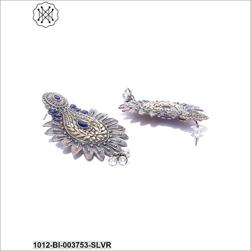 Artificial Silver Plated Earring - Metal, Designed For Women | Ideal For Anniversary, Engagement, Gift, And Party Occasions