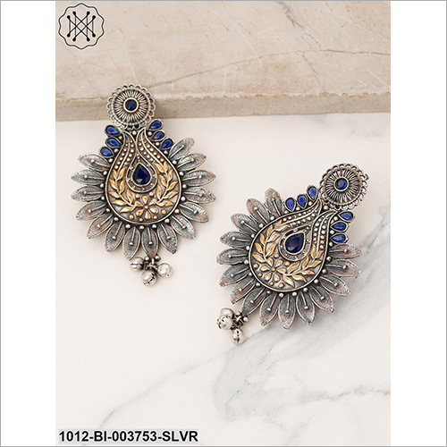 Artificial Silver Plated Earring - Metal, Designed For Women | Ideal For Anniversary, Engagement, Gift, And Party Occasions