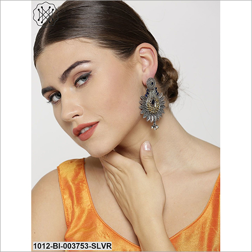 Artificial Silver Plated Earring - Metal, Designed For Women | Ideal For Anniversary, Engagement, Gift, And Party Occasions