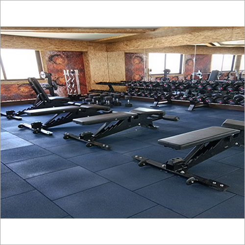 Gym ABS Mat - Shock Absorbent, Heat Resistant | Commercial Use, Adjustable, Easy to Clean, Single Color Flooring, 1-Year Warranty